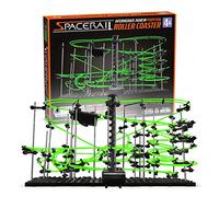 CKB LTD SpaceRail Nivel 4 Pista para canicas Movimiento perpetuo Roller Coaster Montaña Rusa, Gadget Que Brilla en la Oscuridad, Kit de construcción de Pistas de mármol para Bricolaje, Luminoso