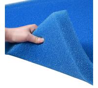 CKDFK Esponjas de espuma de filtro bio, 20 x 20 x 1.6 pulgadas, almohadilla de medios de filtro de 25 PPI, espuma cortada a medida para pecera de acuario