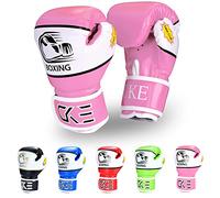 CKE Guantes de Boxeo para Niños y Niñas de 5 a 12 Años - para Saco de Boxeo, Kickboxing, Muay Thai