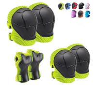 CKE Set de rodilleras y coderas para niños, dispositivos de protección para niños y niñas de 2 a 14 años, equipo de protección infantil para patinaje, ciclismo, bicicleta, patinaje en línea, rueda