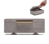 CKEYURE - Caja de llaves Faraday para llaves de coche, caja bloqueadora de señal de llave de coche, caja de llaves RFID, soporte para llaves, caja de bloqueo de señal para seguridad del coche