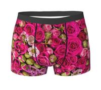 CKGODGF Budding Roses - Calzoncillos tipo bóxer transpirables para hombre, cintura ampliada, ropa interior suave y agradable al tacto, 1 pieza, Negro, XXL