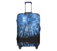 CKGODGF Funda elástica para equipaje con estampado de cielo nocturno estrellado, funda personalizada para equipaje con cremallera., White, M