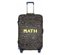 CKGODGF Funda elástica para equipaje con estampado de matemáticas escolares, funda de equipaje personalizada con cremallera., White, XL