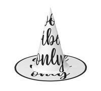 CKGODGF Good Vibes Only Print Wizard, accesorios de disfraz de mago, sombrero completo de Halloween, adecuado para juegos de rol, 1 pieza