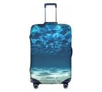 CKGODGF Ocean. Funda elástica para equipaje, funda de equipaje personalizada con cremallera., White, XL