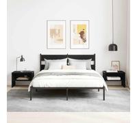 CKioict Mesita de Noche Rústica con Acabado Desgastado y Almacenamiento Inteligente para Dormitorio | Mueble Auxiliar Decorativo de Estilo Vintage y Duradero para Interiores | Fácil