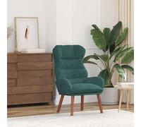 CKioict Silla Relax Verde Oscuro Sillón Moderno de Terciopelo Ergonómico para Sala y Dormitorio 69 x 74 x 93 cm Terciopelo
