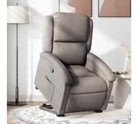 CKioict Sillón reclinable elevable Tela Gris Taupe Sillón Reclinable Elevador Eléctrico para Personas Mayores con Función Manual