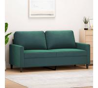 CKioict Sofá de terciopelo de 2 plazas con estructura de metal, cómodo sofá tapizado para sala de estar, sofá moderno de terciopelo con cojín de asiento, asiento de lujo para relajarse y