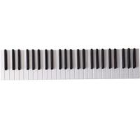 CKNMEERSA Perchero de madera con forma de piano para colgar en la pared, para colgar en la pared, para colgar sombreros, estante de madera (40 cm)
