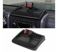 CKPEOR Caja del Organizador del Tablero del teléfono móvil Multi-Mount Soporte del teléfono Stoage Bandeja para 2007-2011 Jeep Wrangler JK JKU,Accesorios de Interior