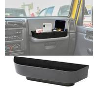 CKPEOR Caja organizadora de Bandeja de Almacenamiento con Barra de Agarre para Pasajero copiloto para Jeep Wrangler TJ 1997-2006, Accesorios Interiores
