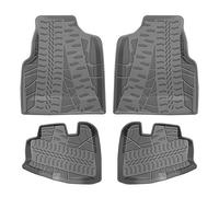 CKPEOR Colinas de Piso, TPE All-Climatología Frente y Trasero Personalizado OEM Slush Protection Conjunto de Forro Compatible con Jeep Wrangler TJ 1997-2006