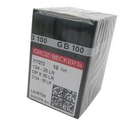 ckpsms GROZ-BECKERT Aguja - 100 Groz-Beckert 134-35LR, DPX35LR Agujas de coser de cuero aptas para PFAFF y ADLER (19/120)