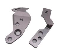 CKPSMS Marca: 1 juego de cuchillas móviles y fijas #FX0227000000+FX02280000000 compatible con/reemplazo para máquinas de bordado TAJIMA Brand TMFX-II, TMFXV, TMEG-X, TMFXIII