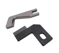 CKPSMS Marca: 1 juego de cuchillas superiores e inferiores #5020700407+5020700406 compatible con/repuesto para máquinas de coser BERNINA Brand L450 y L460 Overlock Serger