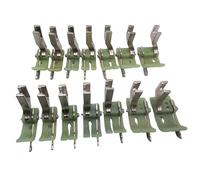CKPSMS Marca: 1 juego de prensatelas de plástico con guía lateral izquierda y derecha #SP-18T-14 compatible con/reemplazo para máquina de coser JUKI Brand TL-2010Q DDL-8500 DDL-9000