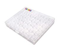 CKPSMS Marca - # 172222P Bobinas de plástico Ajuste para colocar Singer 66 99 Clase Bernina 719 Blanco 8600 8800 (36PCS+BOX)