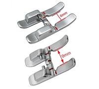 CKPSMS Marca- 1SET#93-036931-91+93-036933-91 Pie prensatelas con punta abierta de 6mm y 9mm,compatible con/reemplazo para máquinas de coser de la marca Pfaff(6mm y 9mm punta abierta puntada de satén)