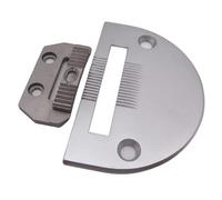 CKPSMS Marca-1SET Placa de aguja+Dientes de arrastre #18030+18031 Compatible con/Reemplazo para marca CONSEW 206RB 206RB-5 marca JUKI DNU-241 DNU-1541 marca Global WF955 marca Nakajima 280L