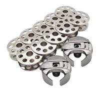 CKPSMS Marca - 2PIEZA caja de bobina y 10PIEZA bobina Compatible con/Reemplazo para Brother Marca DB2-B740 JUKI Marca DU-141H YAMATA Marca 5318 (BC-DBM(1)-NBL 2PCS+18034 10PCS)