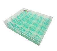 CKPSMS Marca -# 4123078-45 Bobinas verde claro （Sin agujero de rosca) compatible con Viking Husqvarna Group 5 6 7 & White 5811, 5823, 5839, 7700, 9800 Home COSTURA (25 piezas + caja)