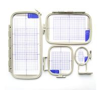 CKPSMS Marca -#Embroidery Hoop-4 Aro de bordado Compatible con/Reemplazo para Brother marca F440E/ F540E/F480/F580/PE750/PE750D/PE770/PE780D/PE800/PC8200/PC8500(Embroidery Hoop-4 1SET)
