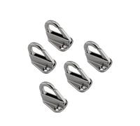 CKQshenKouyicKQ 5 uds Gancho de Acero Inoxidable 316 Gancho de Defensa Ropa Gancho Cargado de Hardware de Barco