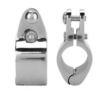 CKQshenKouyicKQ Bisagra Deslizante de mandíbula Superior con bisagras Marinas for Barcos de Acero Inoxidable 316, Accesorios de Hardware de 20mm/22mm/25mm/30mm/32mm, 2 uds.(25 mm)