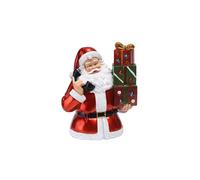 CKQshenKouyicKQ Colecciones de Figuras de Papá Noel for Accesorios de decoración navideña, Estatua de Resina, muñeca, Interior, Sala de Estar, Regalo de Año Nuevo(Call up)