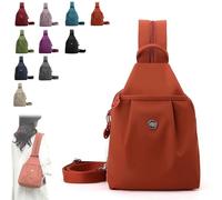 CKryzillix 2026 Premium 3 in 1 Anti-Theft Travel Tote Bag, Waterproof 2-Way Commuter Bag, Oxford Fabric Backpack for Outdoors(Orange)