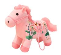 CKryzillix 2026 Year of The Horse Chinese New Year Plush Ornament, Cute Horse Mascot Hanging Decoration for Home, Car, Bag, Lunar New Year Red Gift Indoor Outdoor Decor(J)