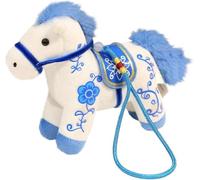 CKryzillix 2026 Year of The Horse Plush Ornament Chinese New Year Cultural Collectible Auspicious Hanging Decor for Home & Car, Lucky Lunar Festival Figurine(White)