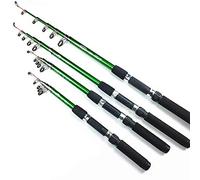 CKryzillix CañA de Pescar, CañAs de Pescar en Mar 2.1m 2,4M 2,7M 3,0M for caña de Pescar telescópica M Power Roca caña de Pescar Carpa alimentador de Barra de la Resaca de Giro Rod Lure(2.4 m)