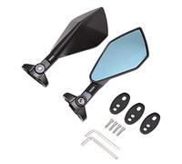 CKryzillix Espejos Moto,Espejo Moto Motocicleta Scooter Racer retrovisor Lado Trasero Retrovisor Fit Use for Yamaha R6 R1 R3 R25 MT 07 TMAX 530 500 Fit Use for Z 800 900 1000