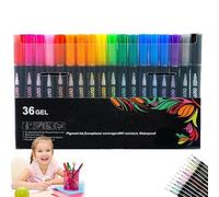 CKryzillix Glitter Outline Paint Markers, Double Line Outline Art Pen Marker Pen,Sparkle Dual-Line Contour Pen,Outline Pens, Outline Pens Metallic,for Greeting Cards & Crafts, And Doodling(36 pcs)