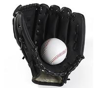 CKryzillix Guantes de Beisbol, Softball Glove Guantes de práctica de Softball de Deporte al Aire Libre Béisbol y softbol Mitt Mitt Béisbol Guante de Entrenamiento para niños/Adultos(Black,9.5inch)