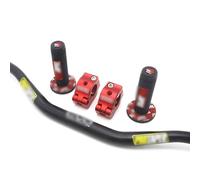 CKryzillix Manillar Moto, Manillar MTB Handlebar Pads Pro Taper Grips CNC Pinza de Grasa Barra de Grasa 1-1/8 "Motocicleta de motocrós Motocicleta de Bicicleta 28 mm para SX SXF EXC XCW ExcF(D)