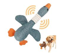 CKryzillix Robust Duck-Designed for Heavy Chewers, 2026 New Indestructible Goose Dog Toy with Long-Lasting Stitching, Extremely Durable Rubber Duck Dogs(1pcs-Blue)