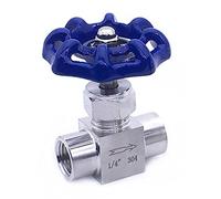 CKSEKD 1 Uds Válvula De Aguja, Rosca Hembra De Acero Inoxidable SS 304, 1/2"