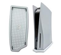 CKXIN Soporte vertical para consola PS5 Playstation 5 con rejillas de ventilación integradas y pies antideslizantes, edición de disco (blanco)