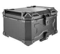 CKYDFE Bolsa Moto Alforjas para Sillín De Motocicleta 65 L Caja Aluminio para Equipaje Trasero Herramientas Universal con Placa Montaje Y Fijaciones Bolsa Alforja Motor