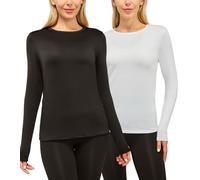 CL convallaria Ropa Interior térmica para Mujer, Ropa Interior Funcional, termoactiva y Transpirable, Forro Polar Interior, Ropa Interior de esquí, Ropa Interior térmica Suave