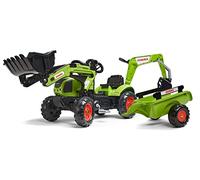 Retroexcavadora infantil con excavadora y remolque claas