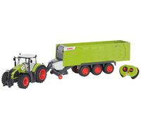 Claas Tractor Teledirigido Axion 870 Remolque Cargos 9600 Tractor