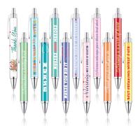 Clabby 12 Piezas Lindos Bolígrafos de Enfermera Bolígrafo Retráctil Pluma de Médico Regalos Divertidos para Enfermeras Médicos Asistentes Médicos y Persona, Regalos de Agradecimiento(Varios estilos)