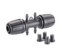 Claber D99027000 - Conector 1/2" con 4 salida 1/4" para 4 goteros