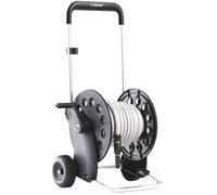 Claber Ecosei Kit - Carro portamanguera Manual de jardín de plástico y Aluminio con Tubo y Lanza