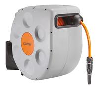 Claber Rotoroll Evolution 30 m, Soporte portamanguera automático para montaje mural provisto de Slow Rewind